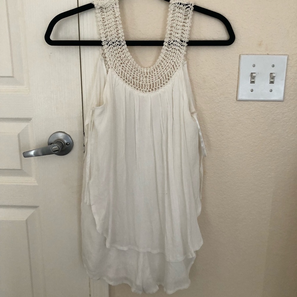 LF White play suit! NWT